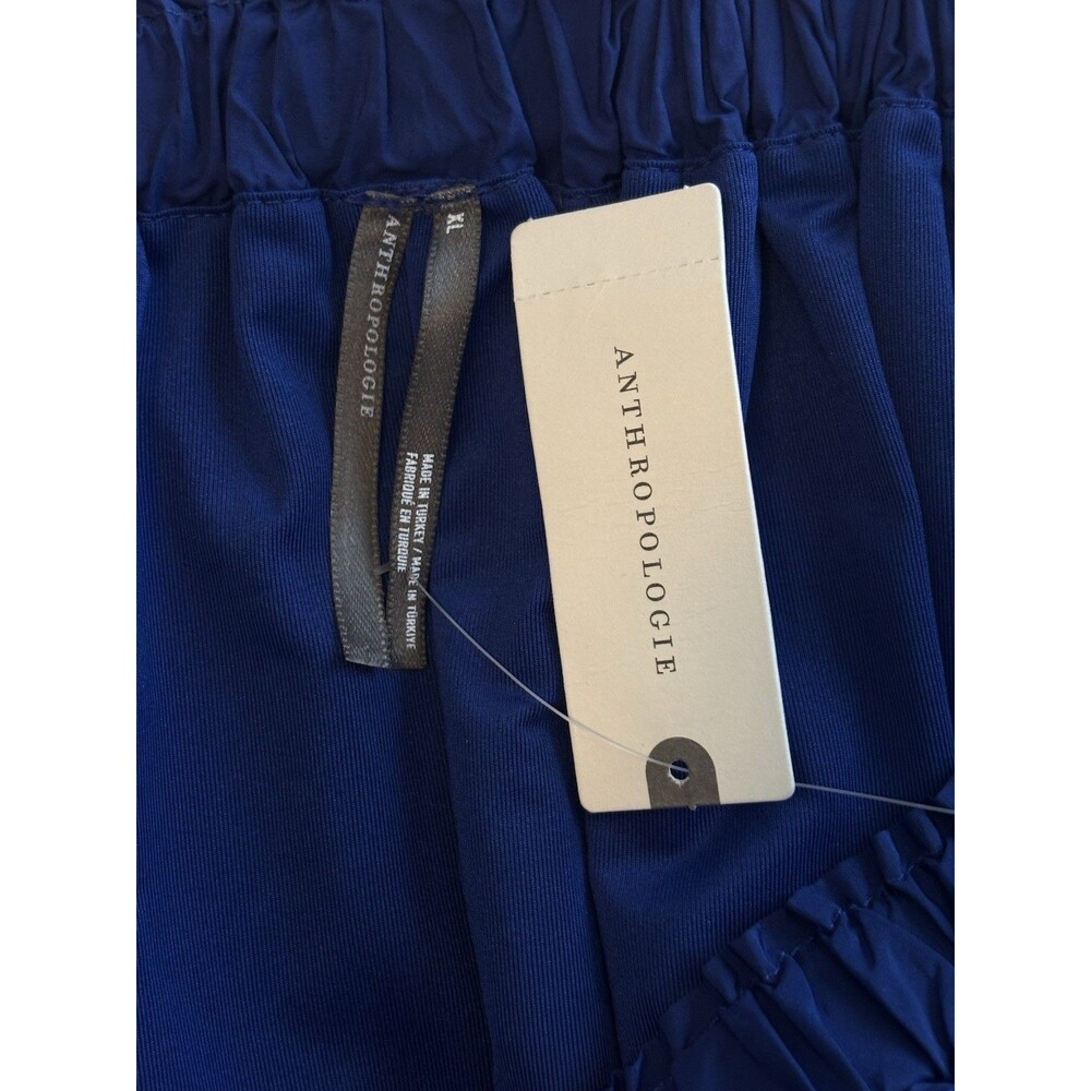 Anthropologie Royal Blue Bubble hem Maxi Skirt - Picture 5 of 14